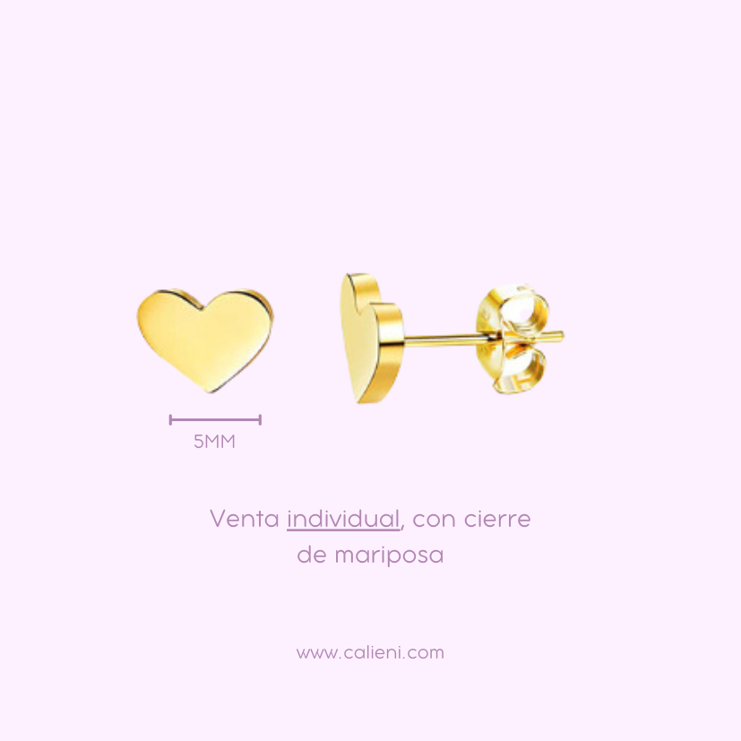 Piercings individuales - Corazones
