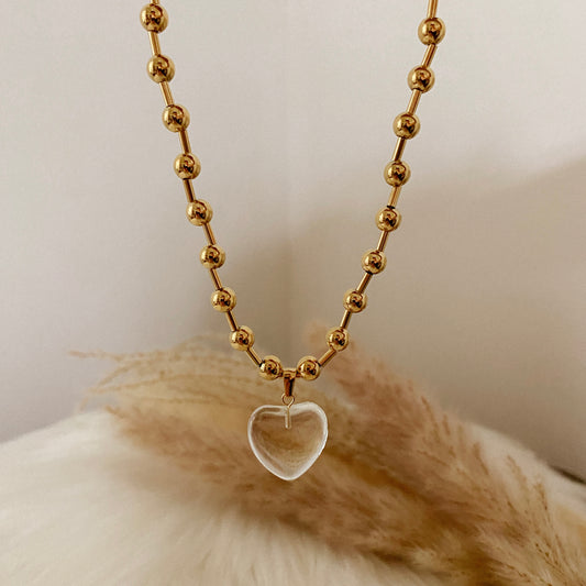 Crystal Heart Necklace