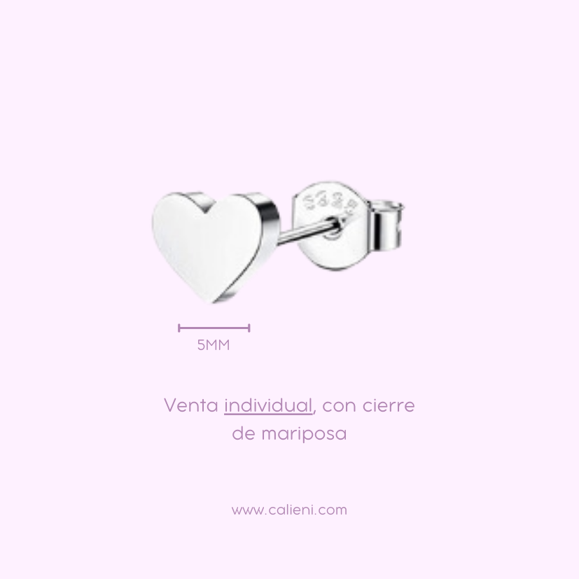 Piercings individuales - Corazones