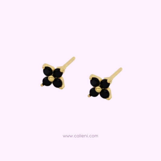 Flower mini studs (par)