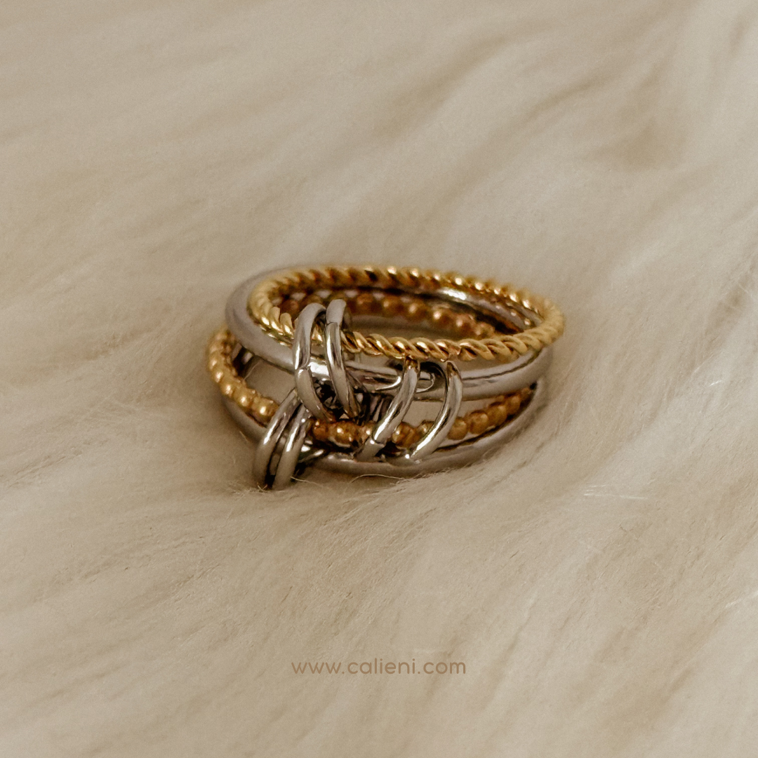 Maeva Layered Duo Tone Ring