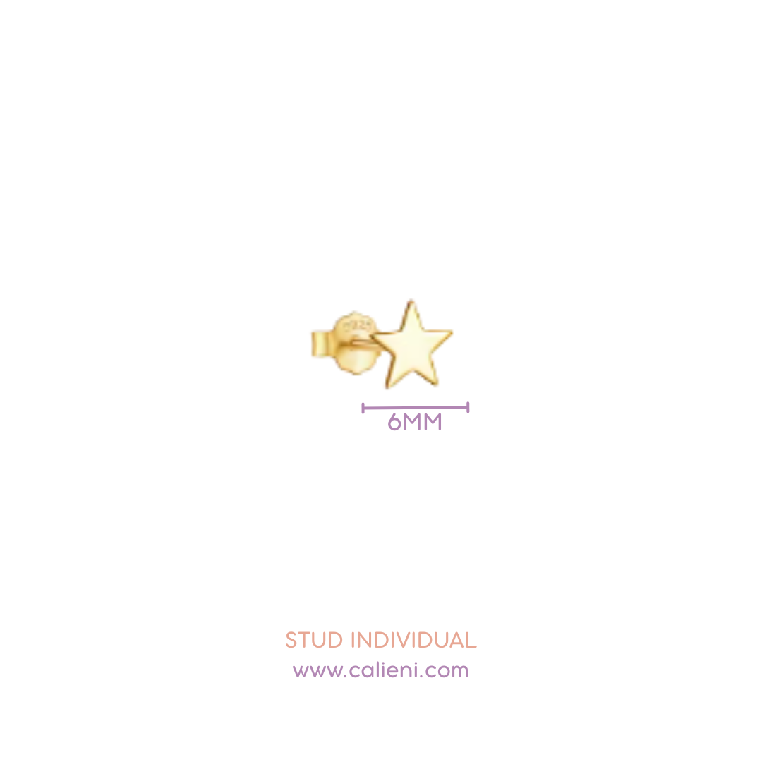Piercings individuales - Lunas y estrellas