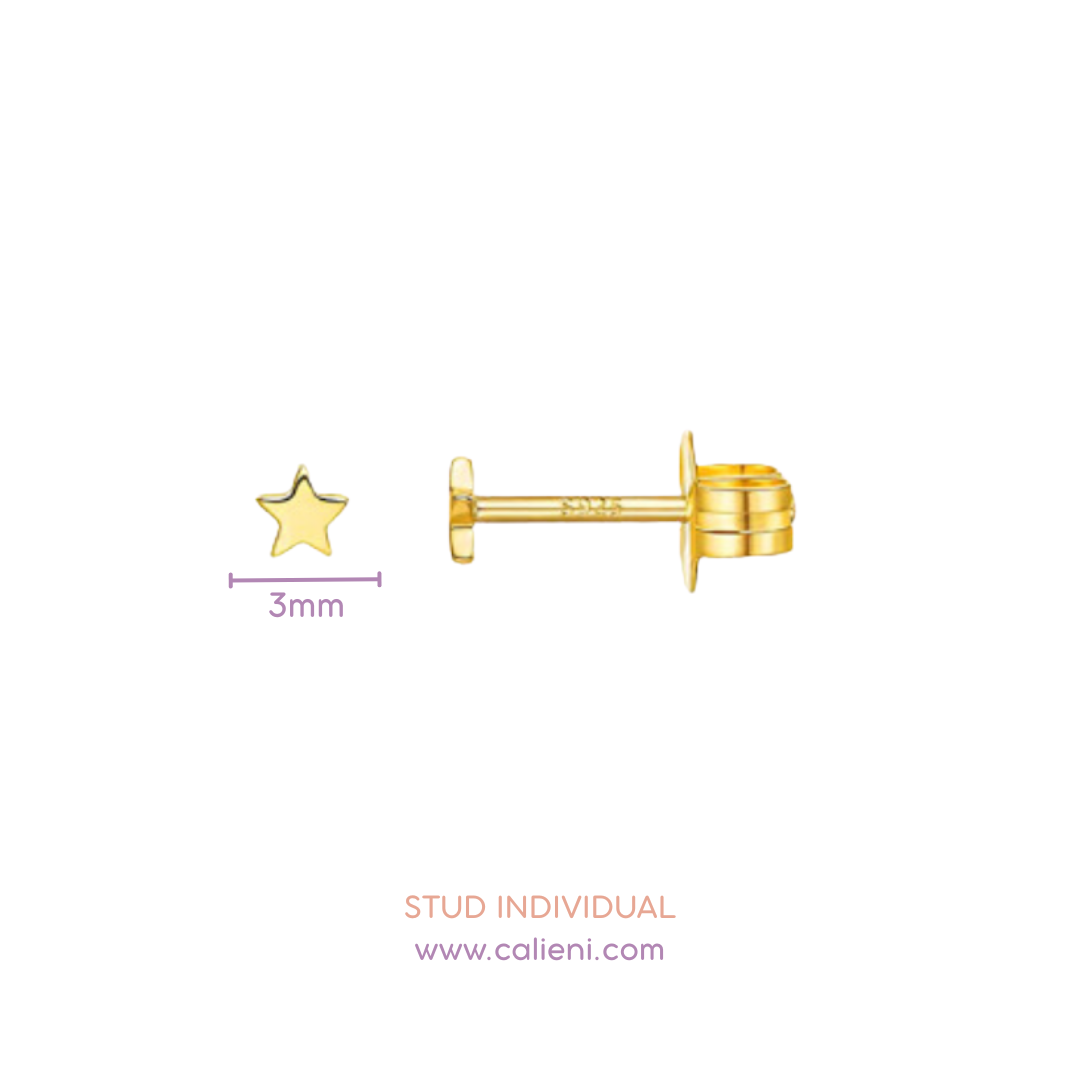 Piercings individuales - Lunas y estrellas