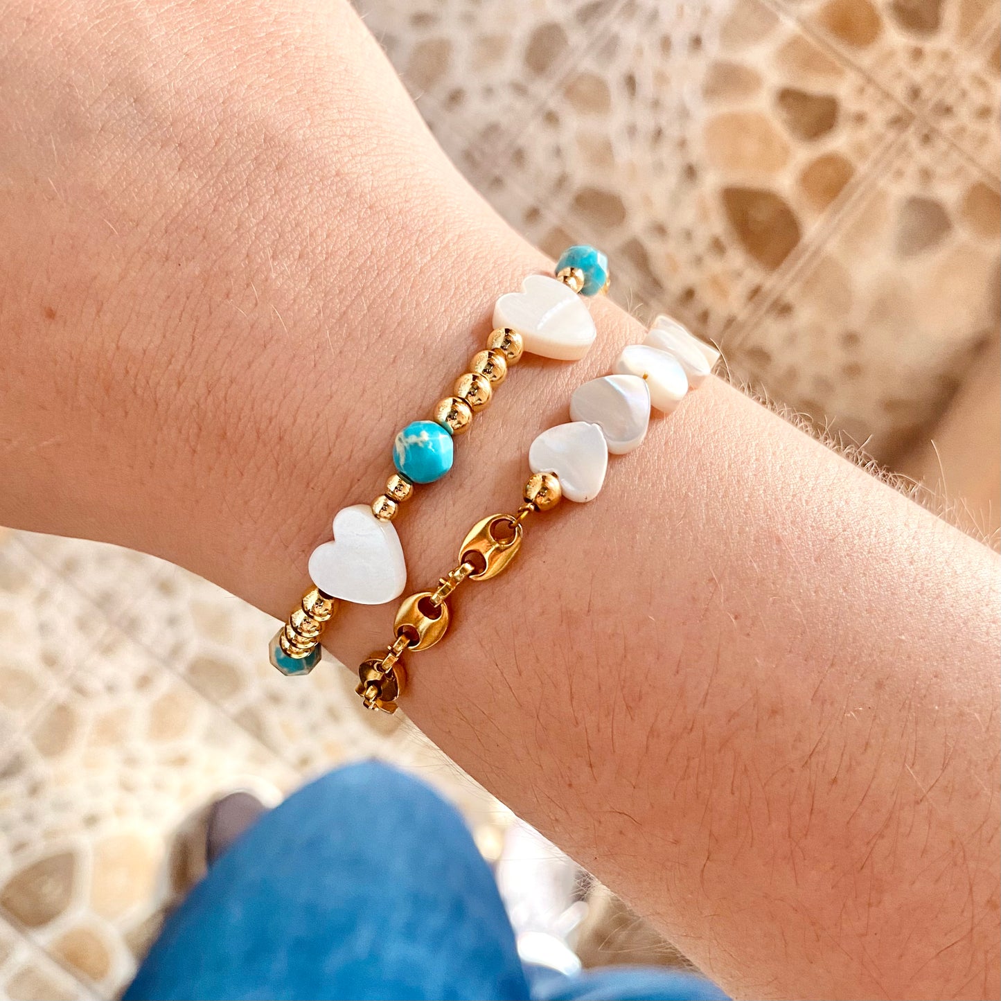 Amor Turquesa Beaded Bracelet♥