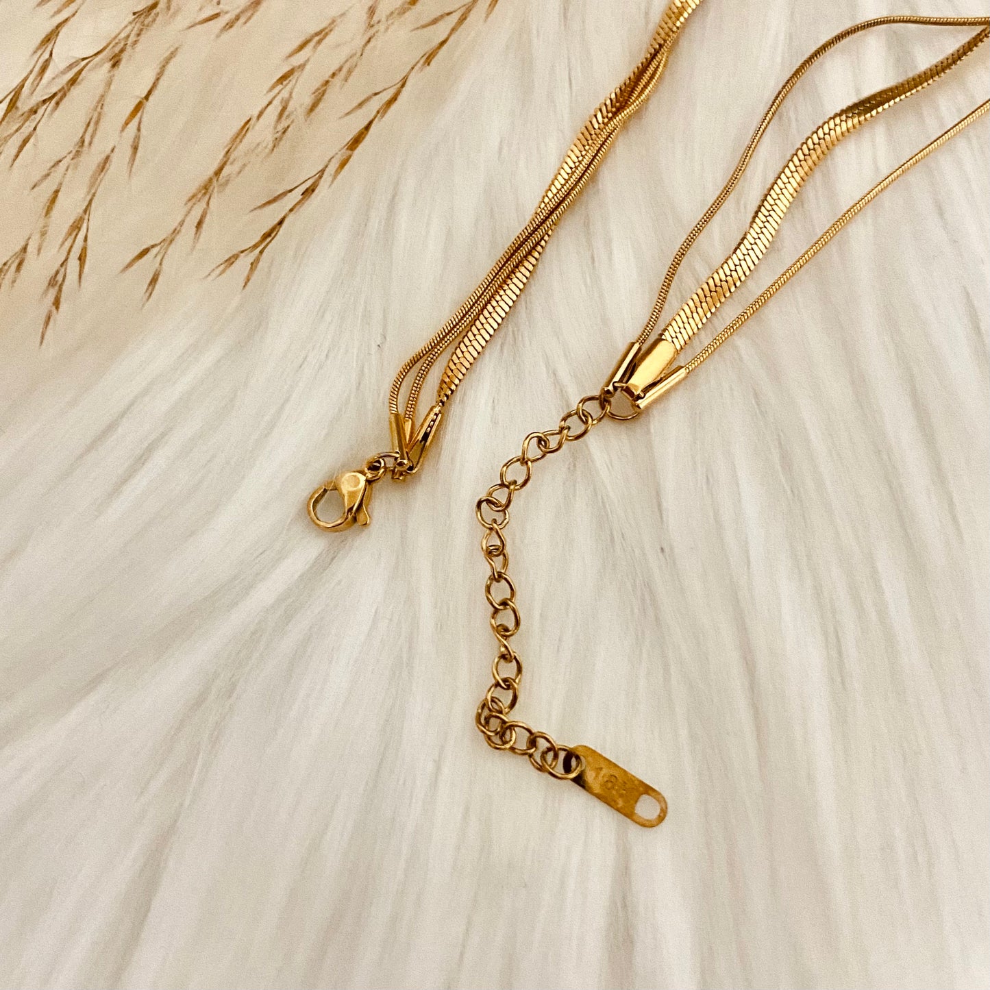 Kamilah Herringbone Necklace