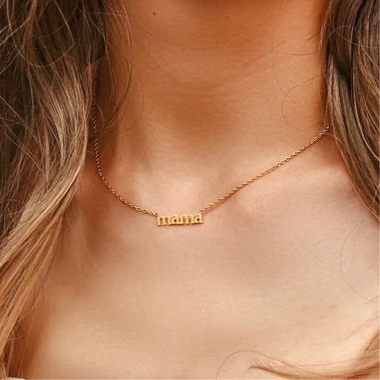 MAMA thin necklace