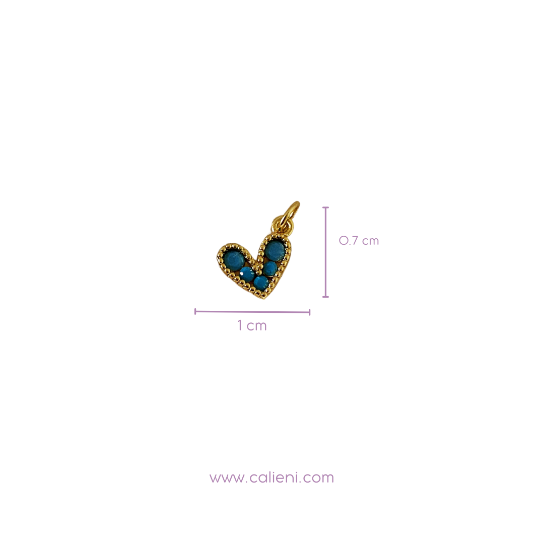 Mini heart charms (variados)