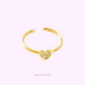 Anillo de Corazón con circones