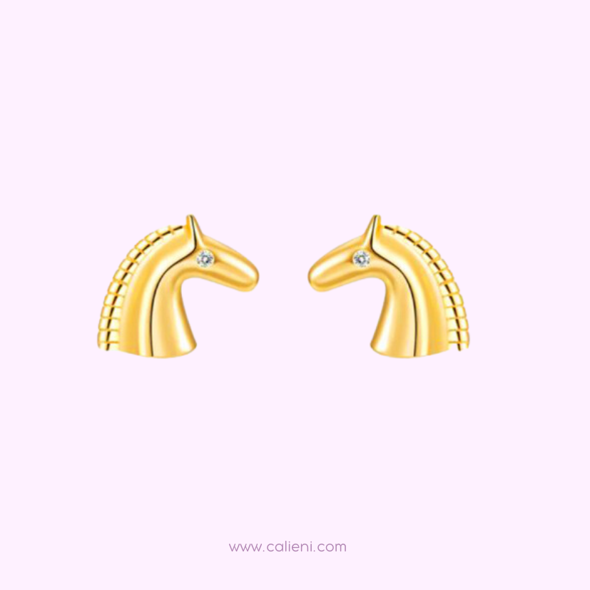 Horse Stud Earrings