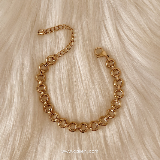 Belcher chain bracelet (gold & silver)