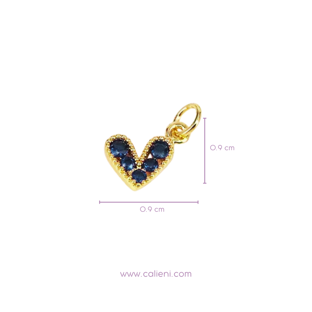 Mini heart charms (variados)