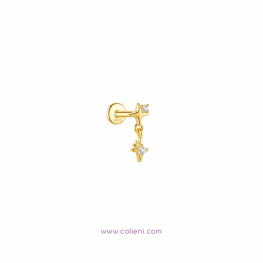 Cielo Estrellado Piercings - Flat Back