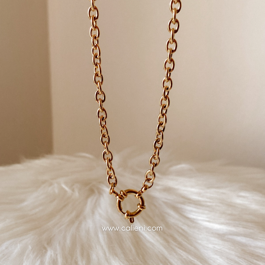 Belcher chain con broche salvavidas