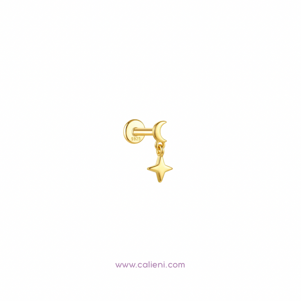 Cielo Estrellado Piercings - Flat Back