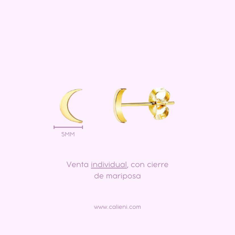 Piercings individuales - Lunas y estrellas