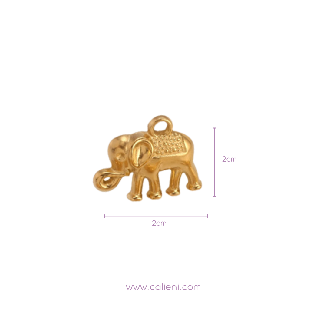 Elephant Charms (gold & silver)