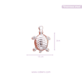 Tortuga charm (gold & silver variados)