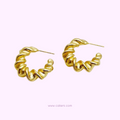 Open Aloia Curly Hoops