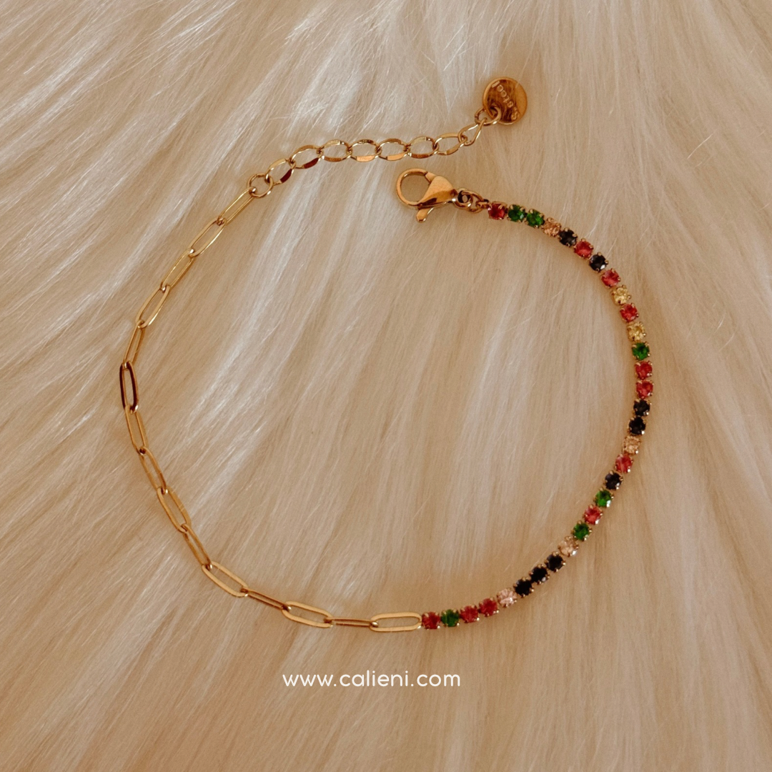 Tennis Paperclip Bracelet