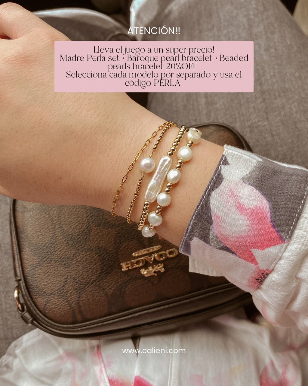 Madre Perla Bracelets set