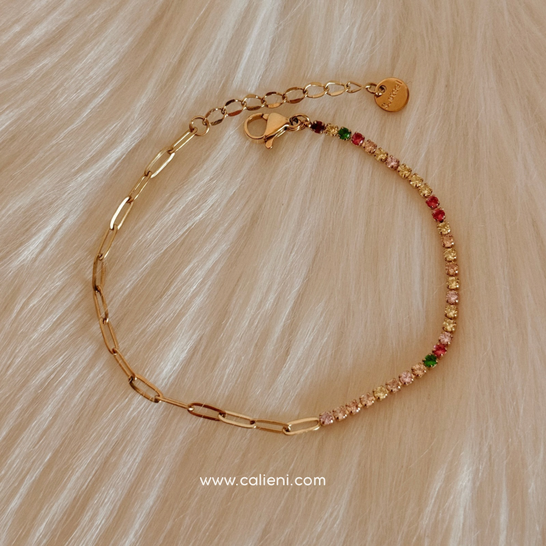 Tennis Paperclip Bracelet