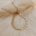 Golden Pearls Bracelet