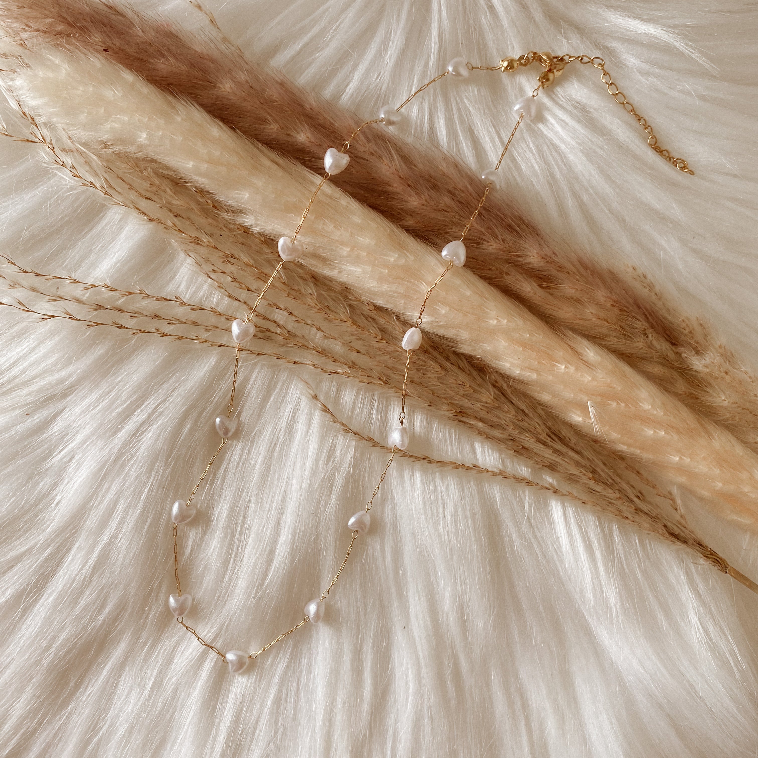 Shelly Hearts Necklace