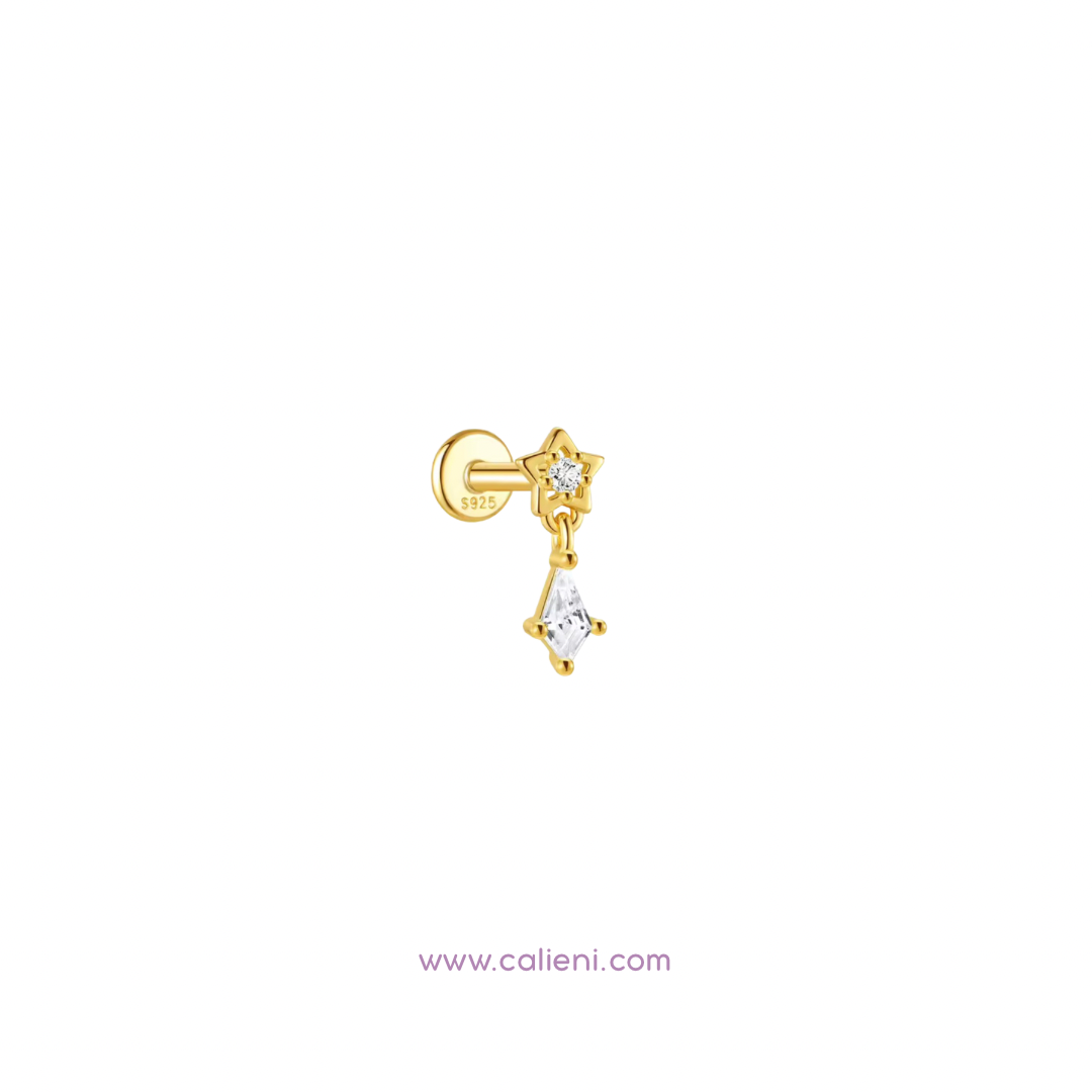 Cielo Estrellado Piercings - Flat Back