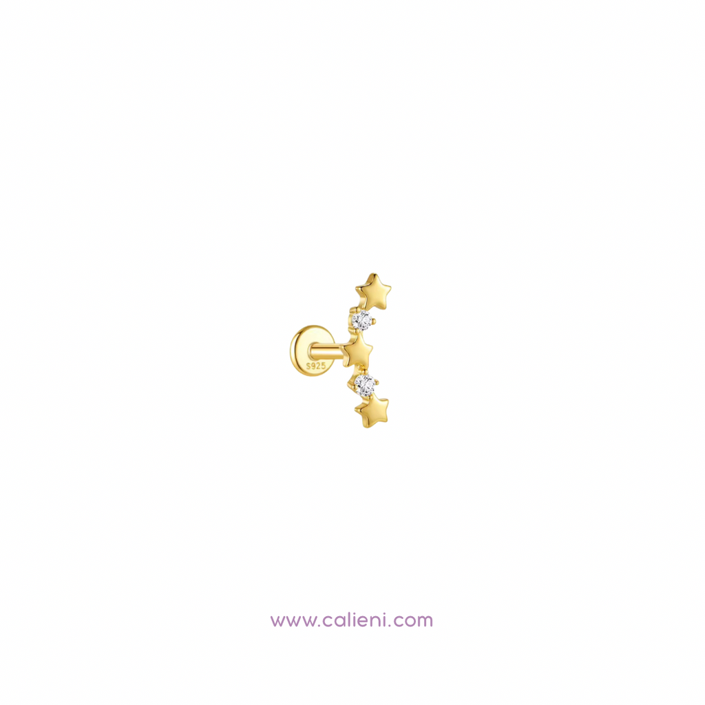 Cielo Estrellado Piercings - Flat Back