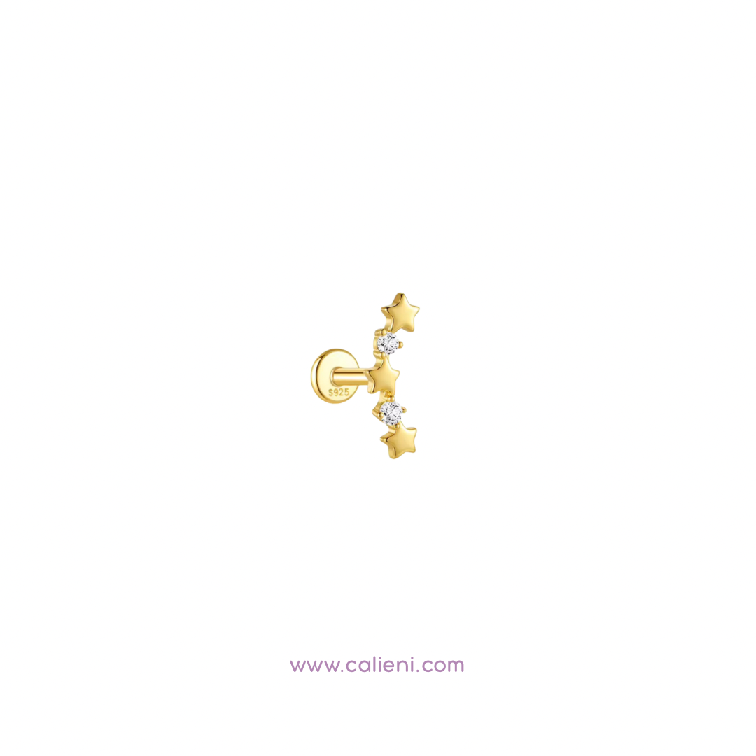 Cielo Estrellado Piercings - Flat Back