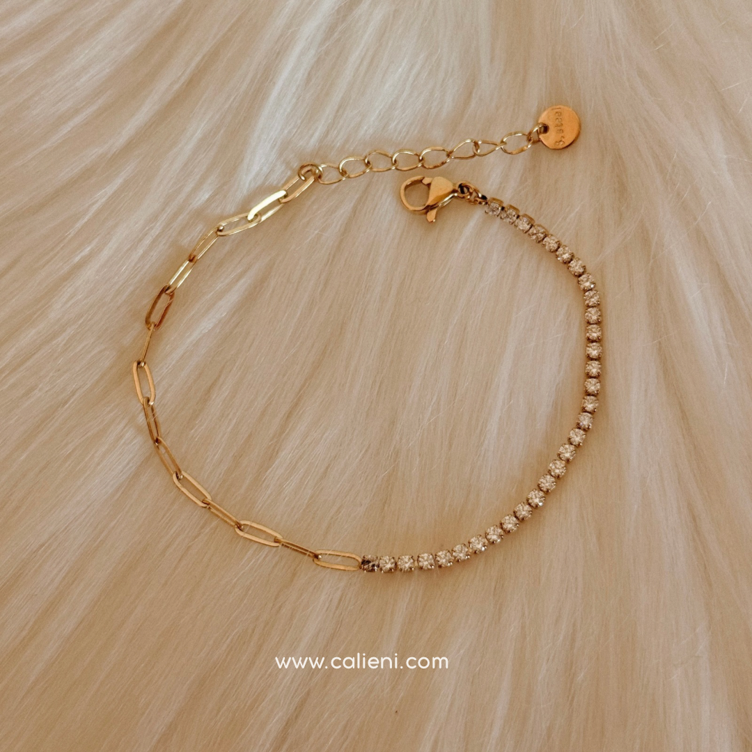 Tennis Paperclip Bracelet