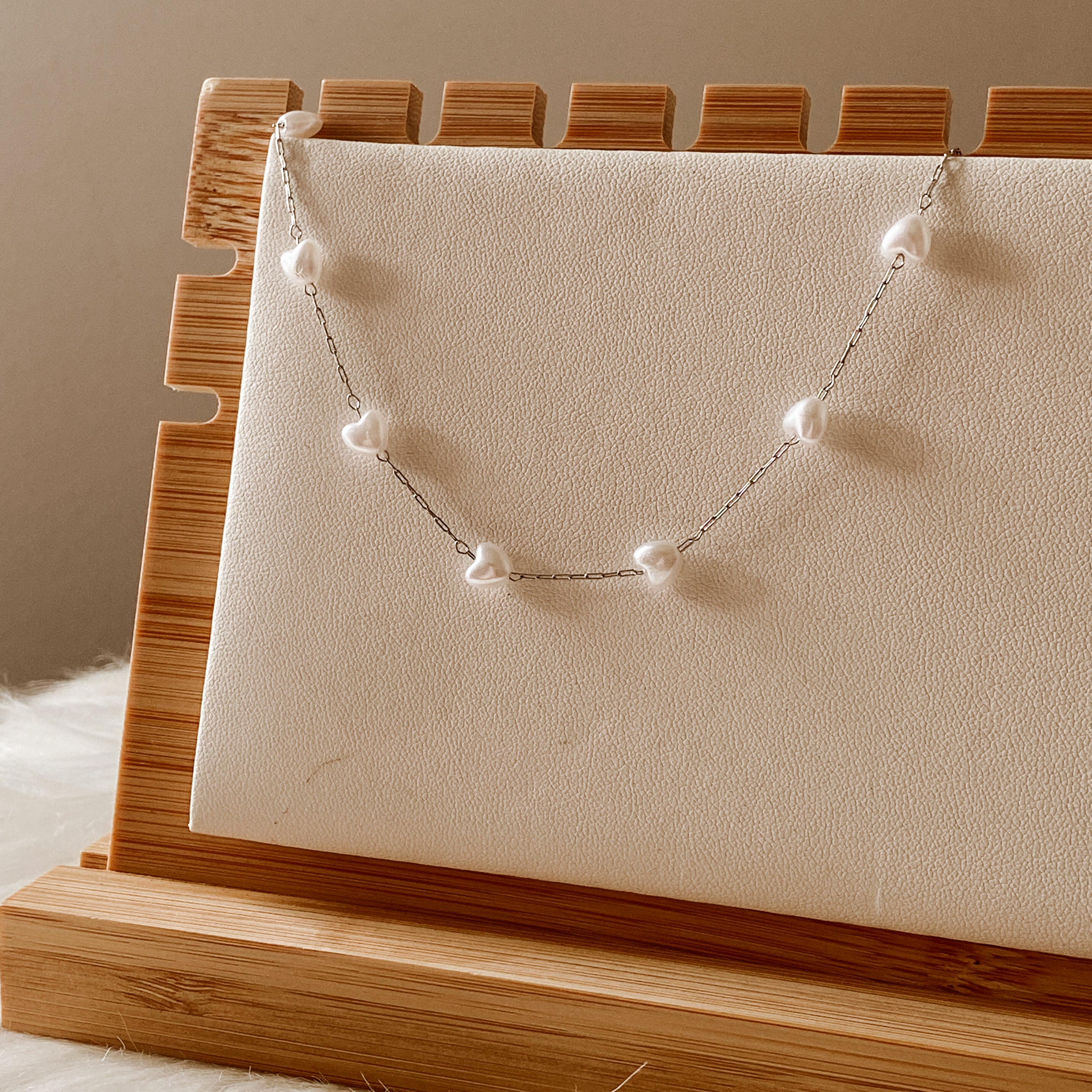 Shelly Hearts Necklace