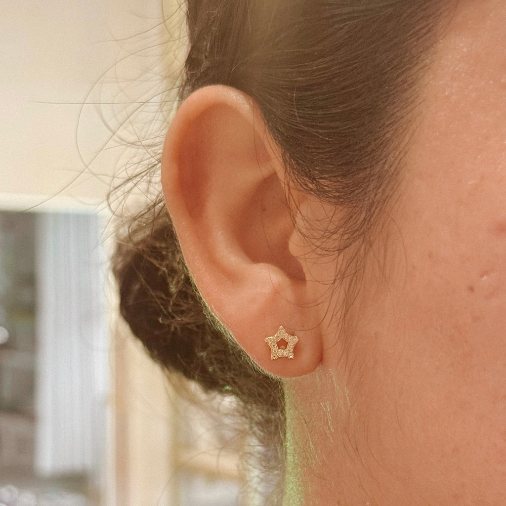 Mini star studs