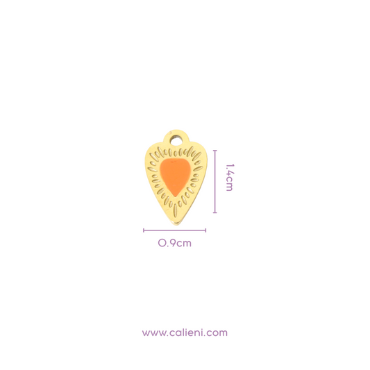 Fire Heart Charm