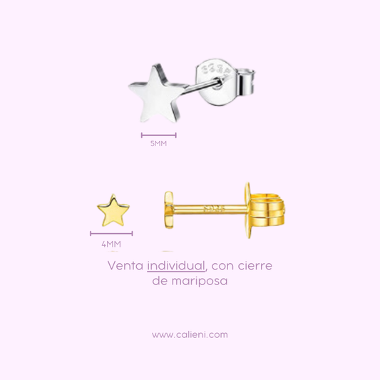 Mini stars - piercings individuales