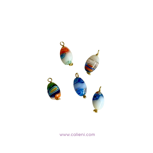 Glass Charms (colores variados)