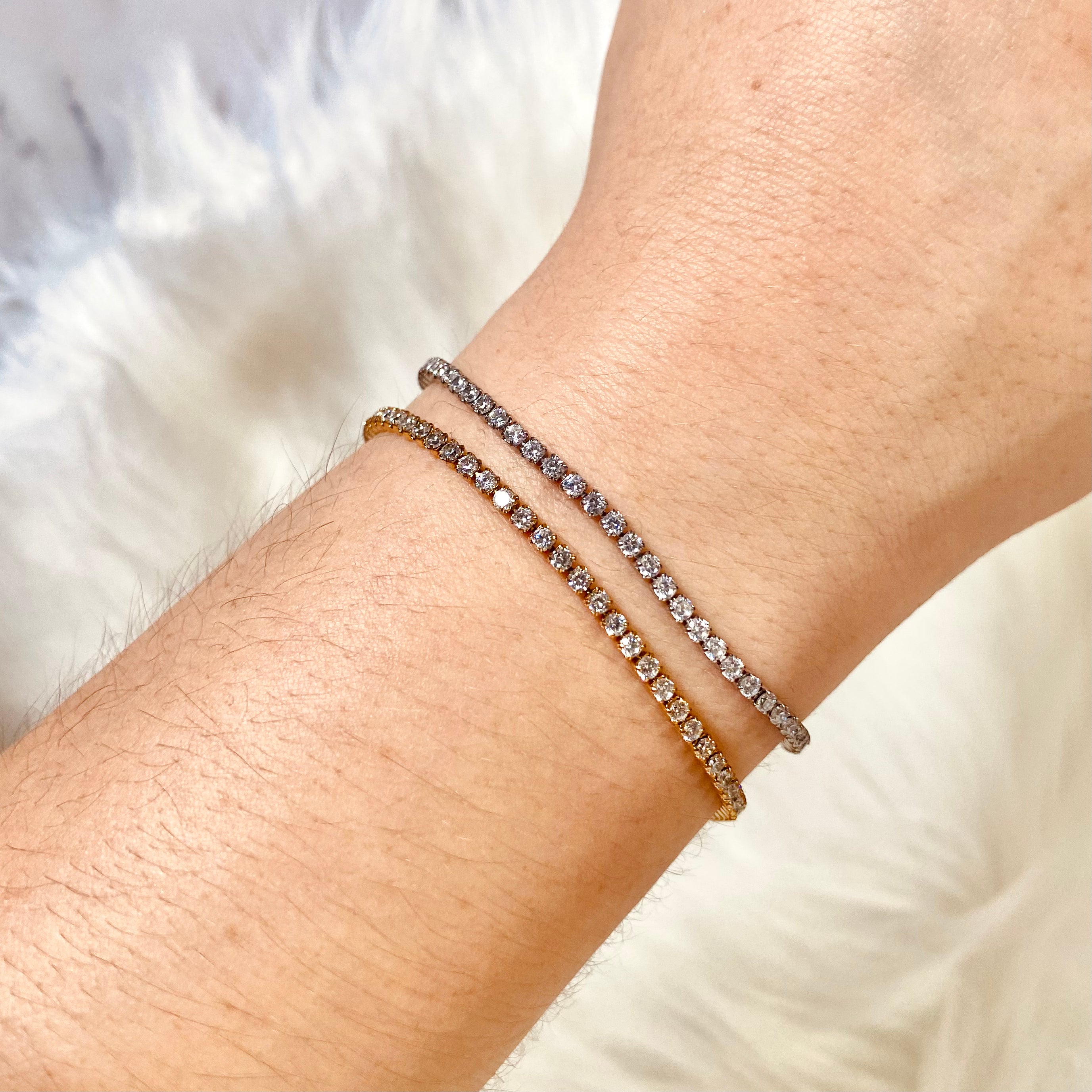 Clear Tennis Bracelet💎