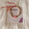 Pink link bracelet