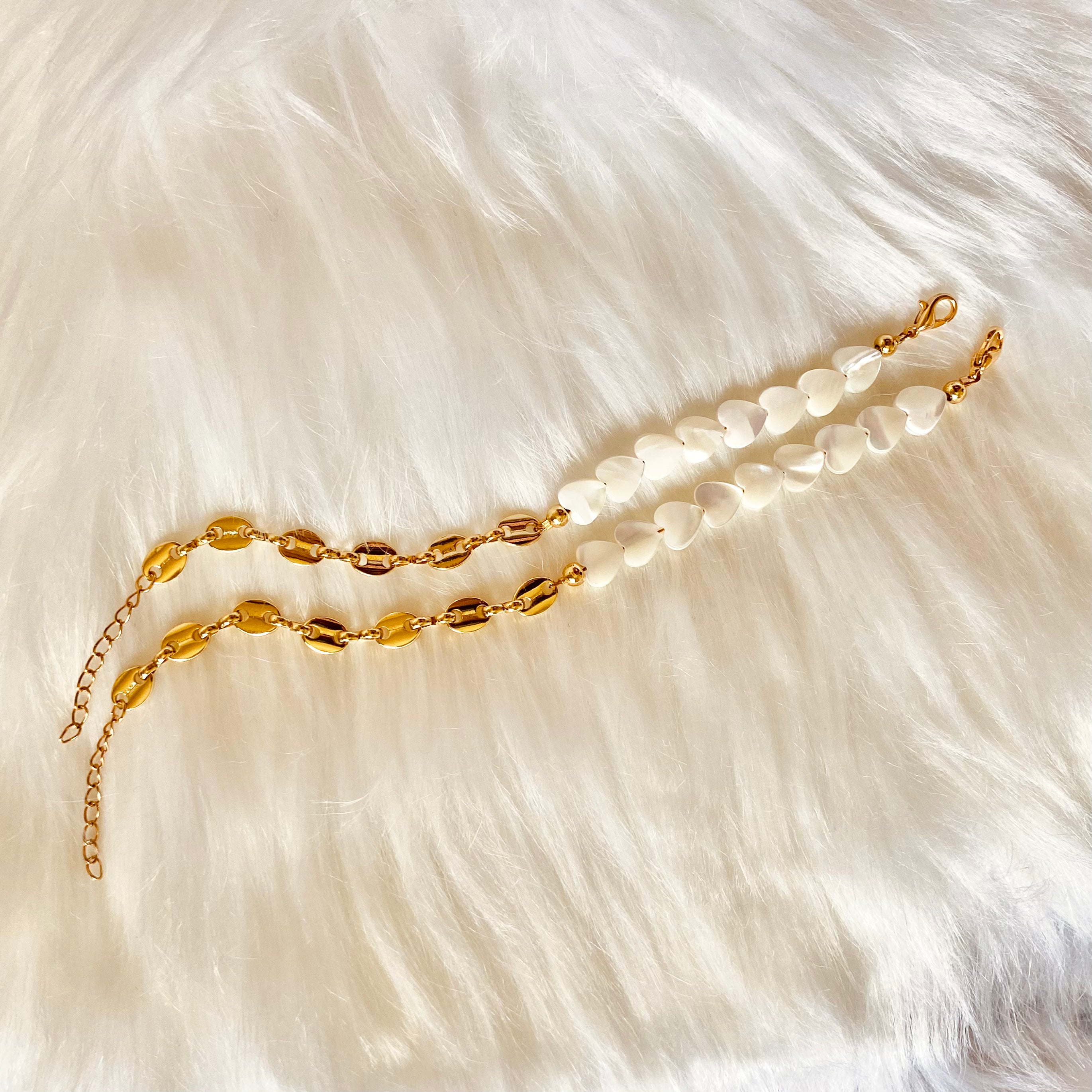 Mariner link x hearts bracelet