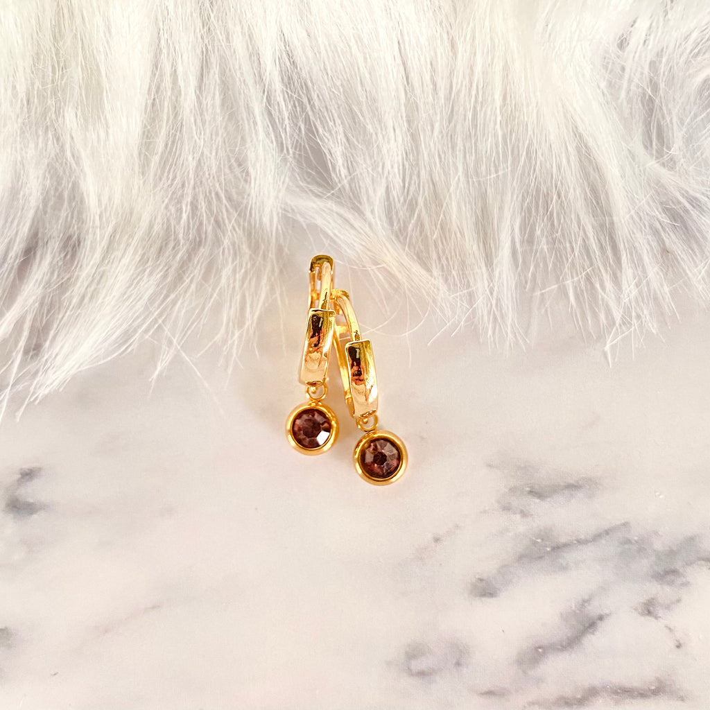 Birthstone Hoops