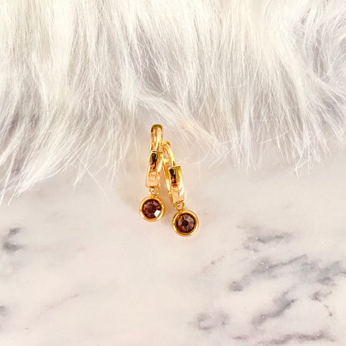 Birthstone Hoops